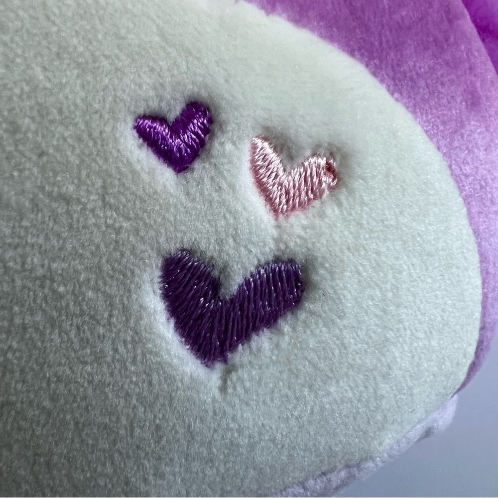 Kellytoy Squishmallows Valentine's Day Purple Watercolor Bird 5" Shimi Plush - Picture 11 of 14